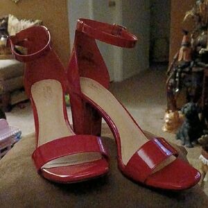 Red High Heel Sandals Michael By Michael Shannon